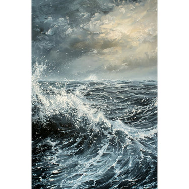 Sea Waves Acrylic Canvas